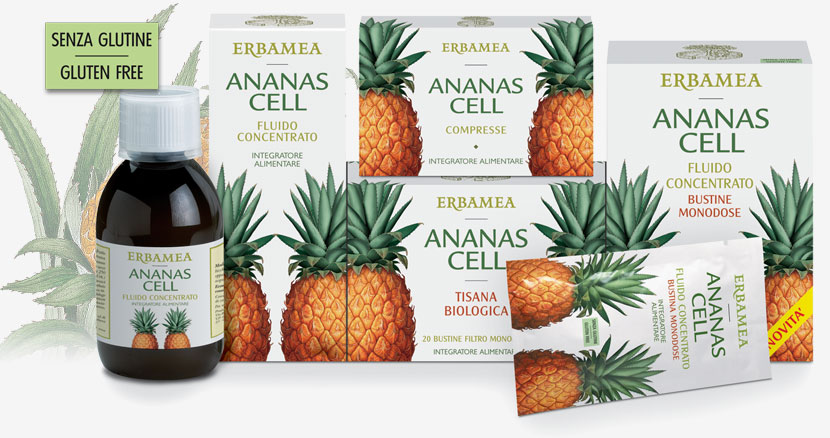 Ananas Cell cellulite e ritenzione